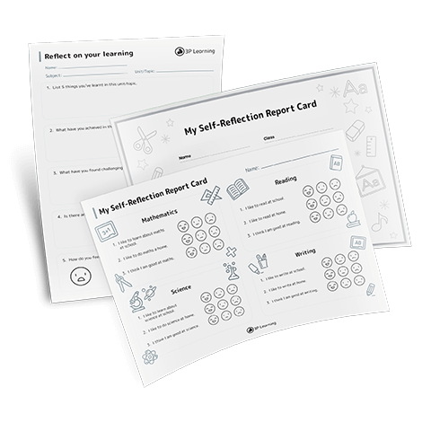 student self assessment cards